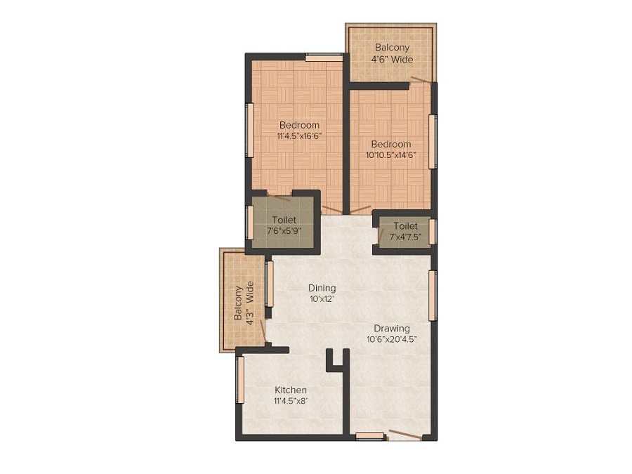 Pratyusha Meadows Floor Plan