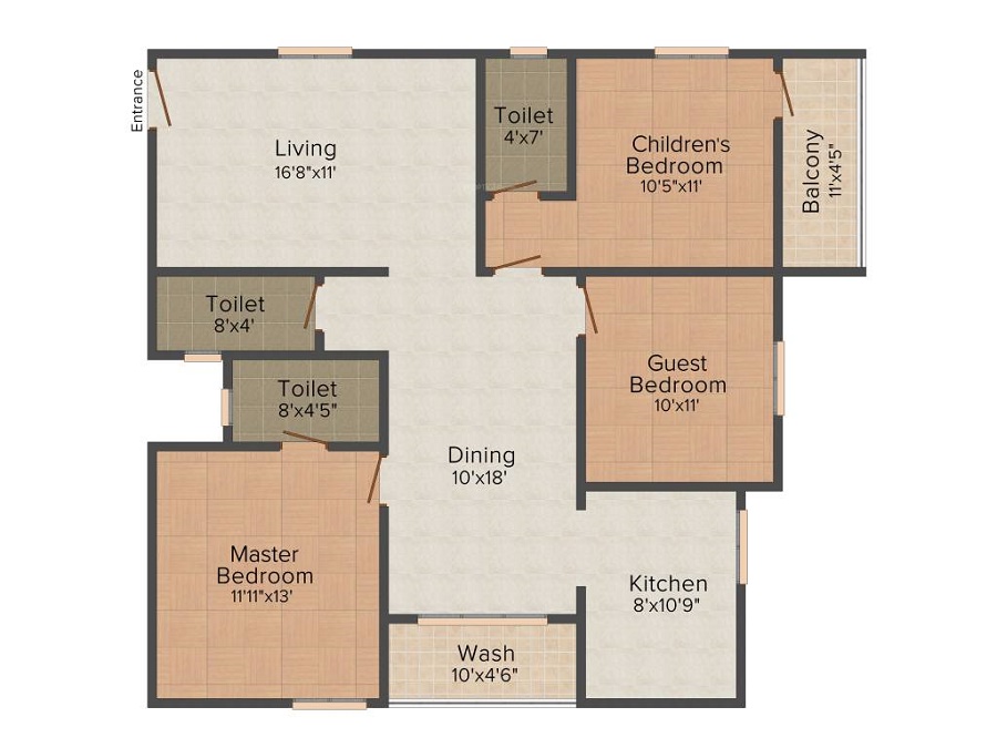 Shubham Prime Park Floor Plan