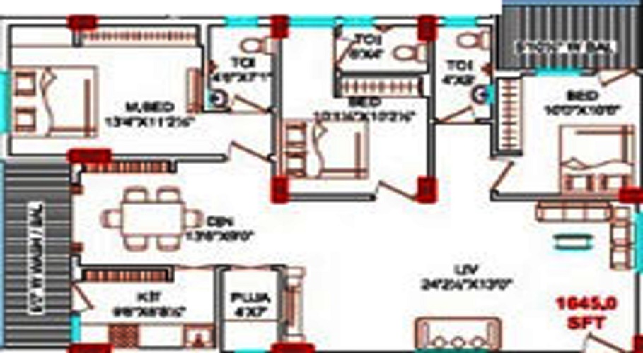 Janani Sairam Floor Plan