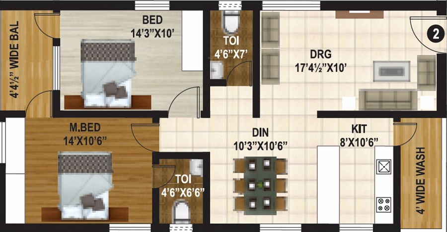 Tirth Signature 1 Floor Plan