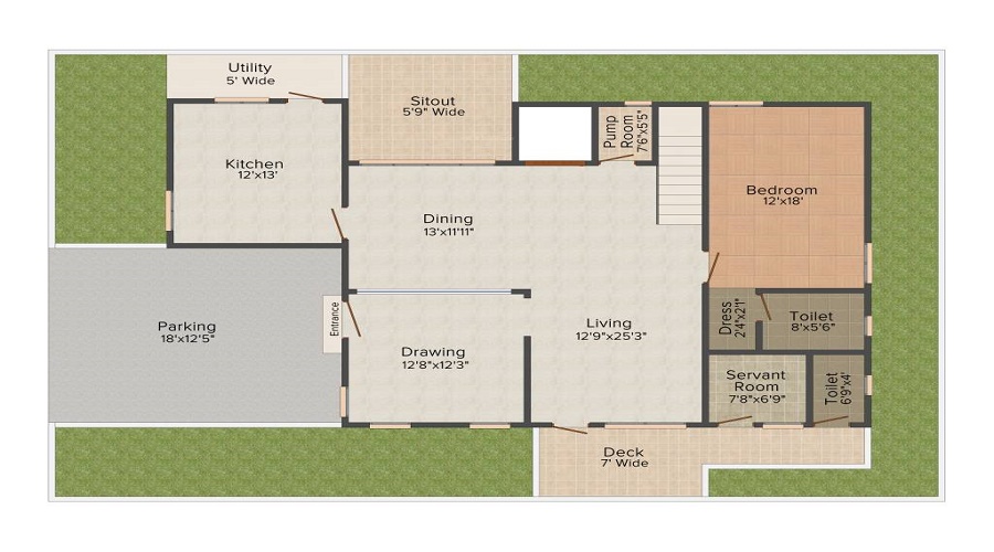 CP Palm Ridge Floor Plan