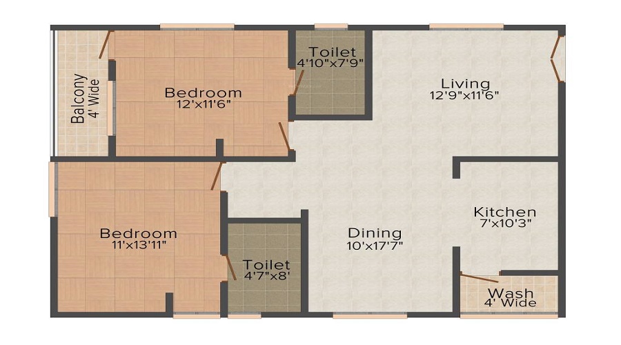 Navanaami Residency Floor Plan