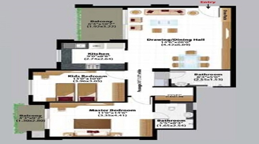 Ashiana Ashiana Amantran Floor Plan