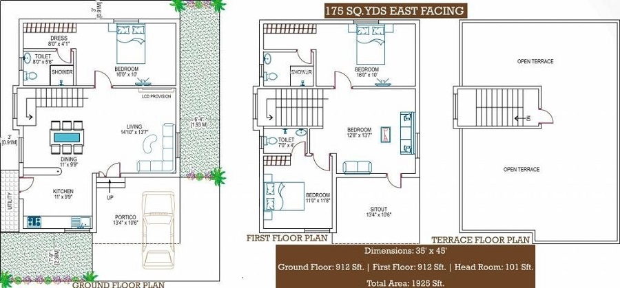 Srinidhi Oakland Floor Plan