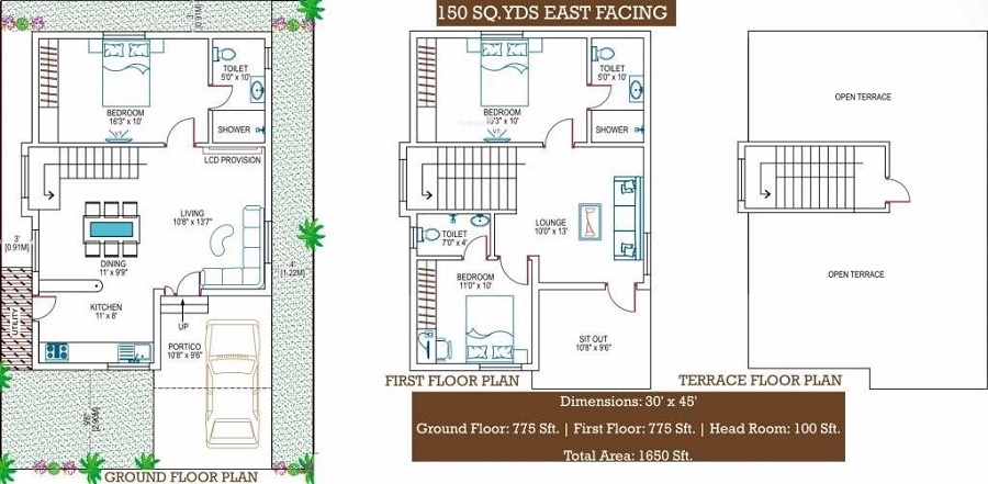 Srinidhi Oakland Floor Plan