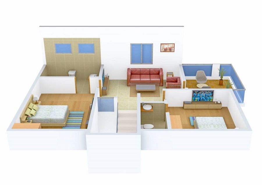Ravella Srinivasa Lake View Villas Floor Plan