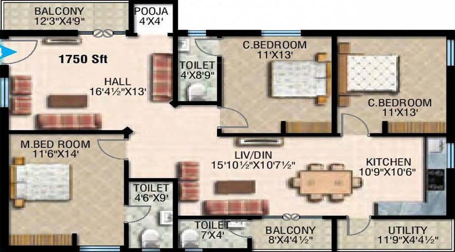 RV Citin Loft Floor Plan