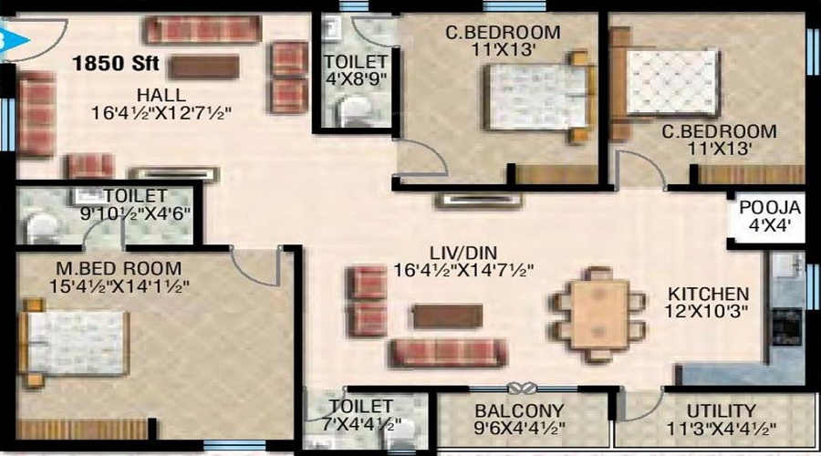 RV Citin Loft Floor Plan