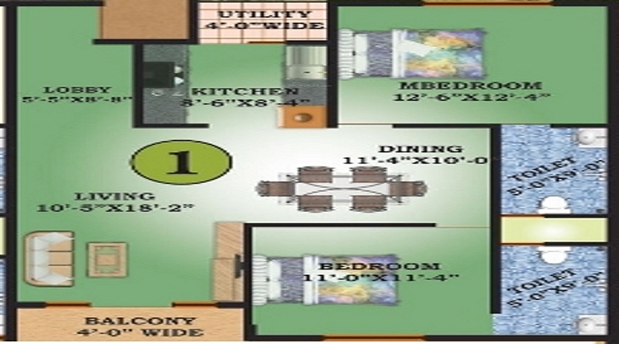 Chithaary Nandana Greens Floor Plan