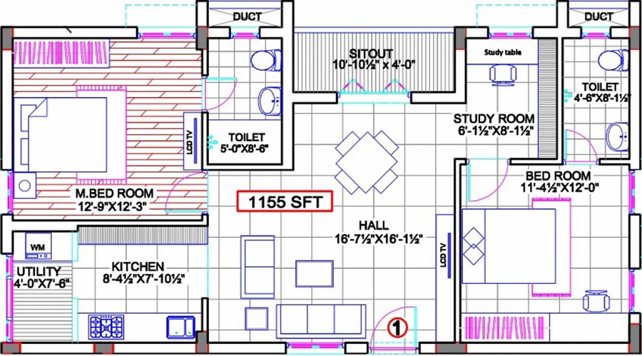 Kranti Group Orchid Floor Plan