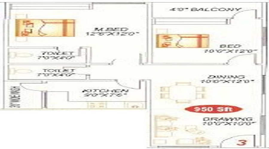 Sri Sai Lake Shore Castle Floor Plan