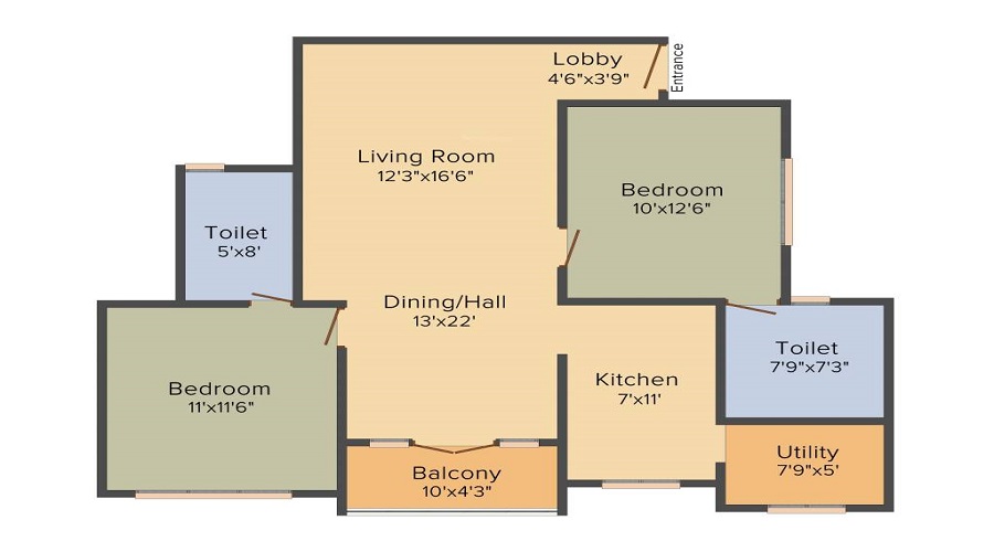 Eco Harsha Landmark Floor Plan