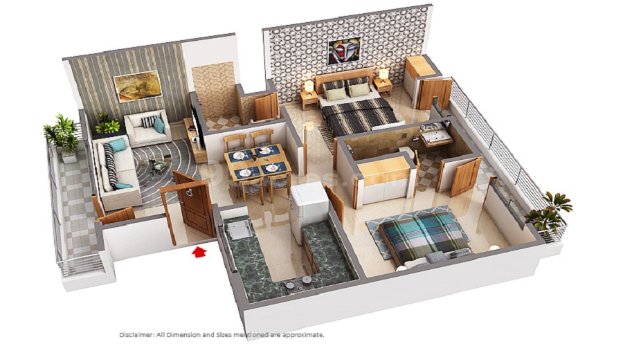 Manohar Singh Palm Spaces Floor Plan