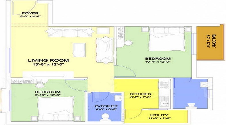 GR Queens Pride Floor Plan
