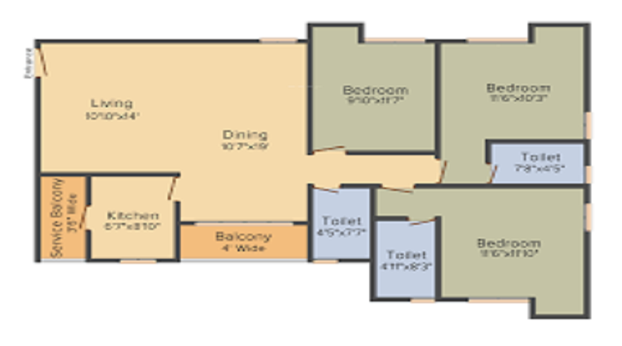 Janhavi Meadows Floor Plan