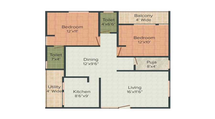 Surya Sai Surya Enclave Floor Plan