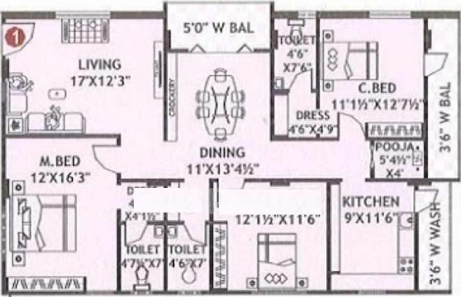 Vivekananda Heights Floor Plan