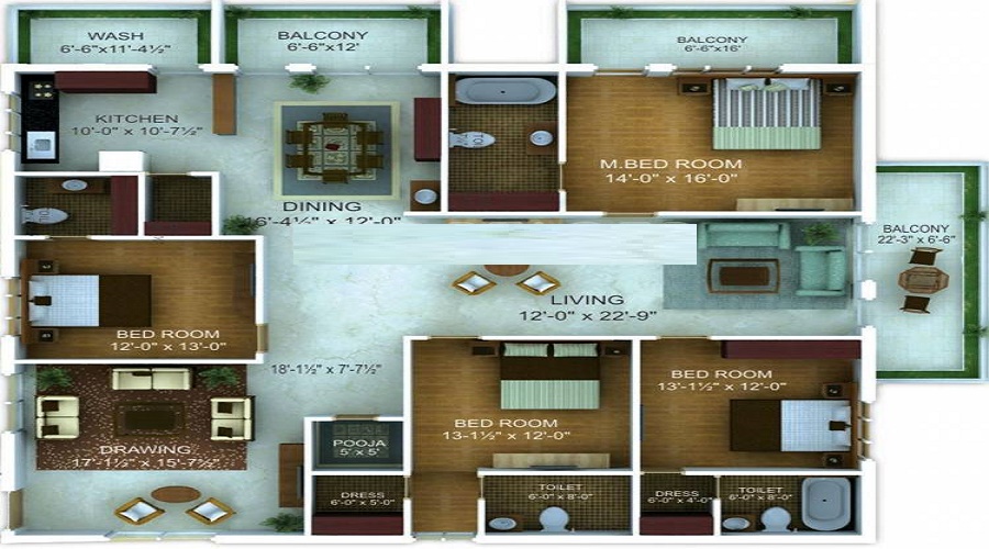 Niharika Signature Floor Plan