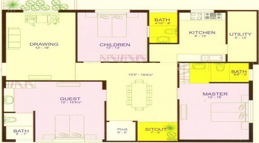 Ven Six Seasons Floor Plan