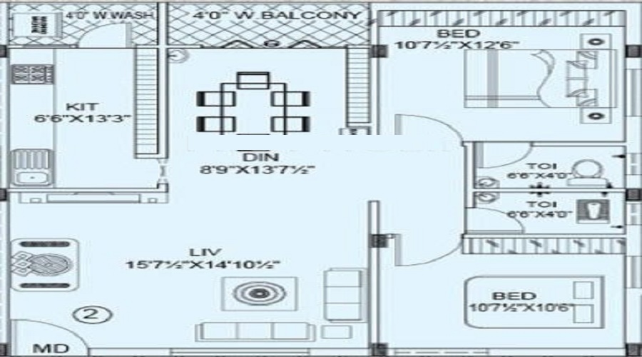 Tripura Residency Floor Plan