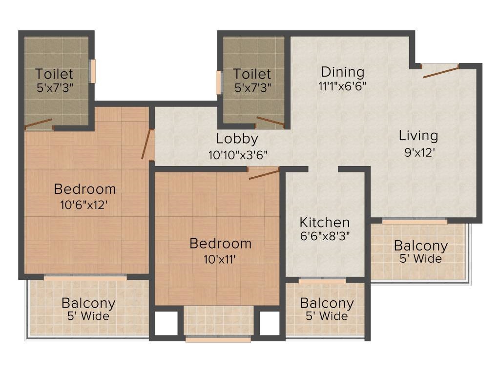 Radhey Krishna Casa Greens 1 Floor Plan