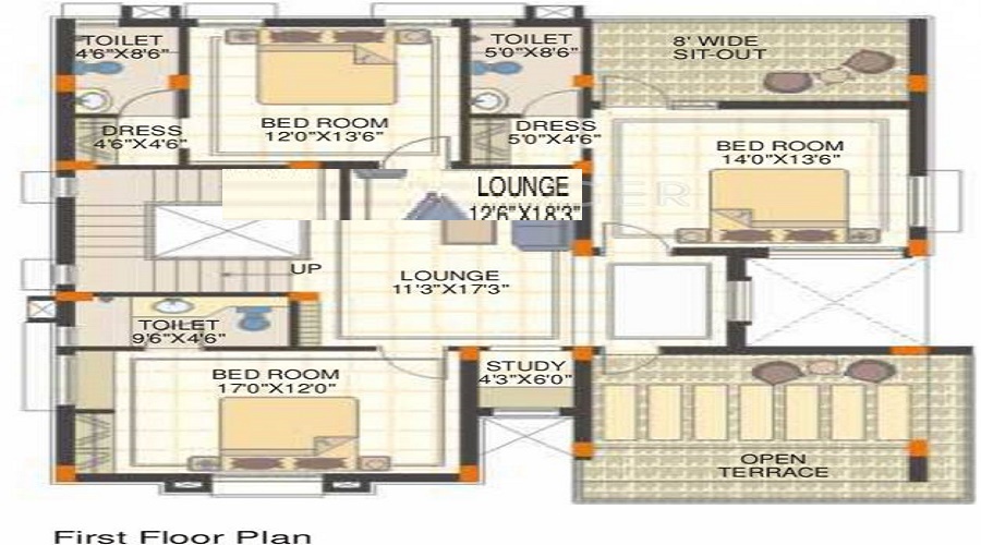 Sri Aditya Fort View Floor Plan