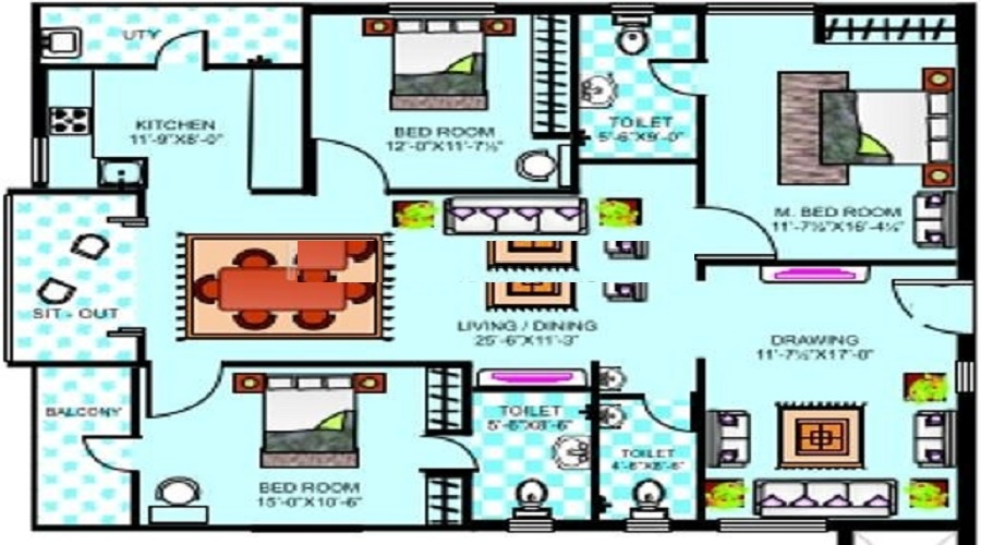 Gauthami Babu Rao Mansion Floor Plan