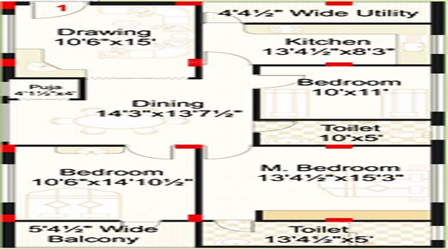 Kavuri Ridge Floor Plan