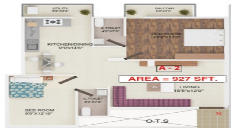 OSNC Nandini Green Field Floor Plan