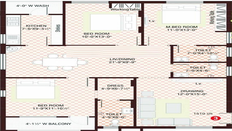 Technopolis Solitaire Raghavendra Floor Plan