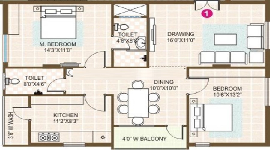 Technopolis Solitaire Nest Floor Plan
