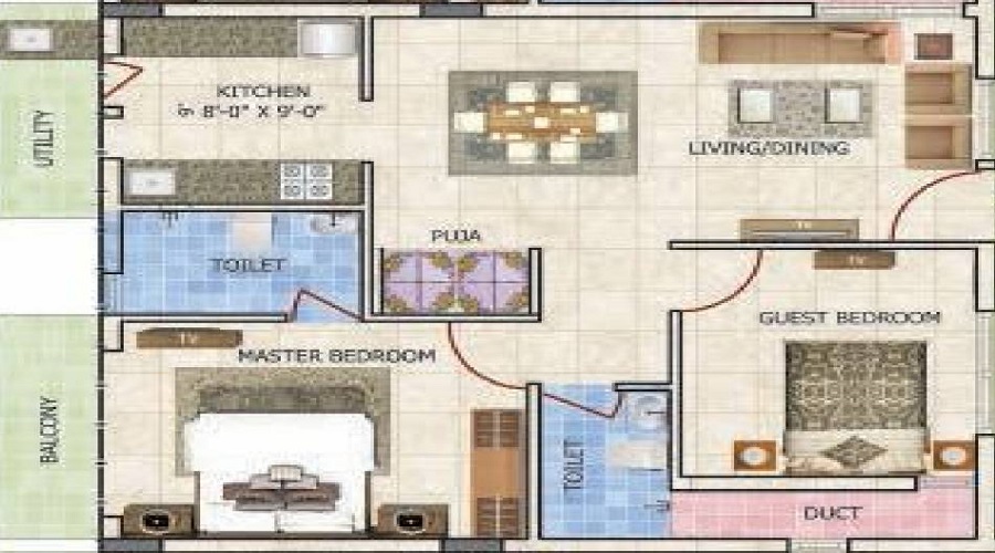 Inspire South Floor Plan