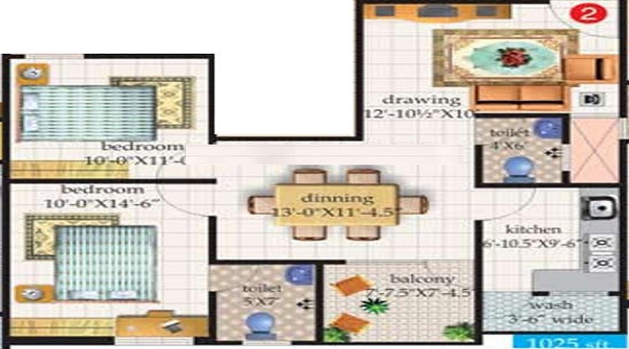 Wonder Blossom Floor Plan
