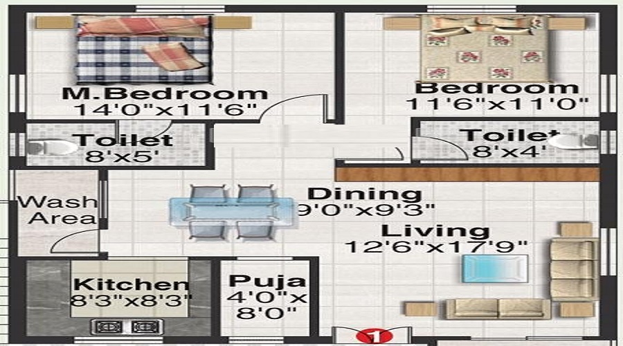 Aryamitra Conifers Floor Plan