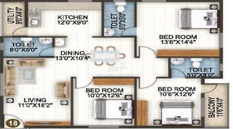 YD Exotica Floor Plan