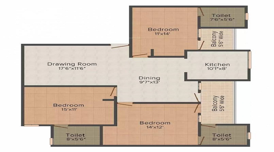 Divine World Floor Plan