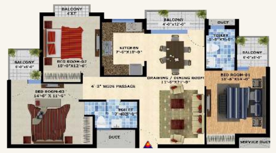 Mona City Homes Floor Plan