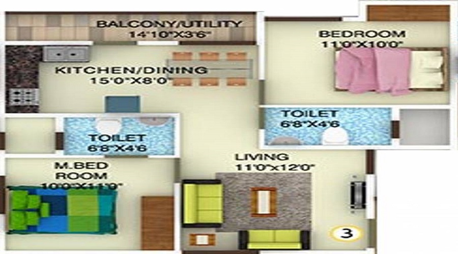 DS Max DSMAX SCARLET Floor Plan