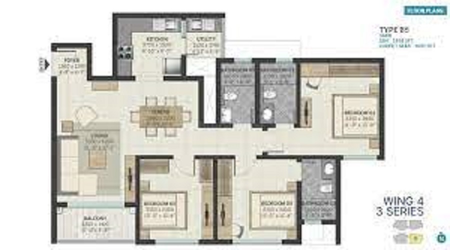 Salarpuria Towers Floor Plan