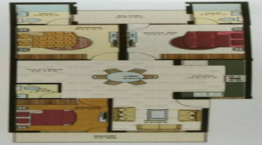 Proud Nature Buildtech Dream City Floor Plan