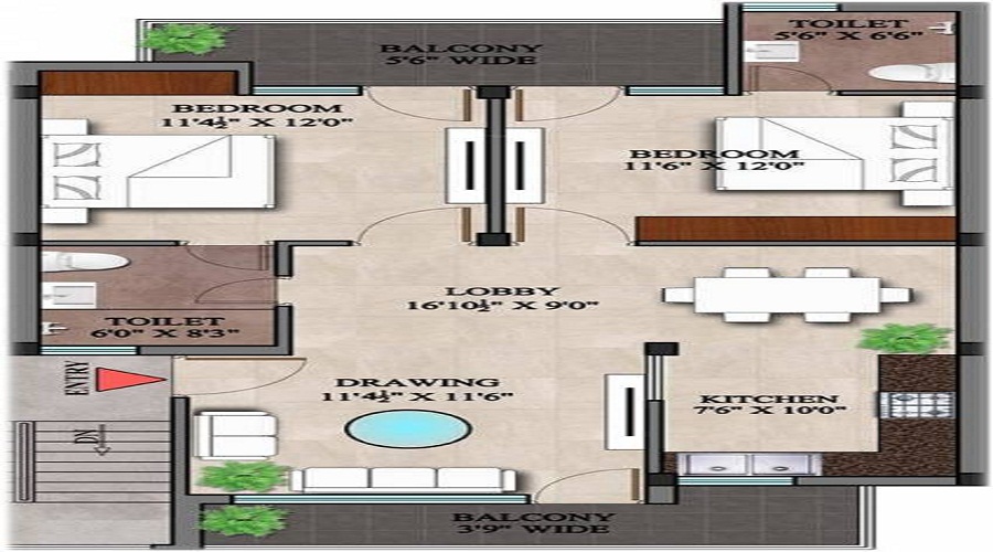 Exotica Homez Floor Plan