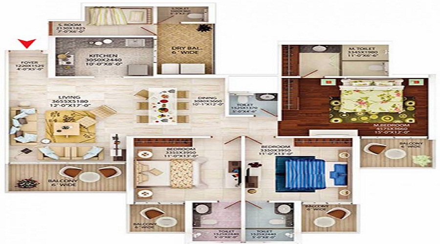 MB Beverly Golf Avenue Floor Plan