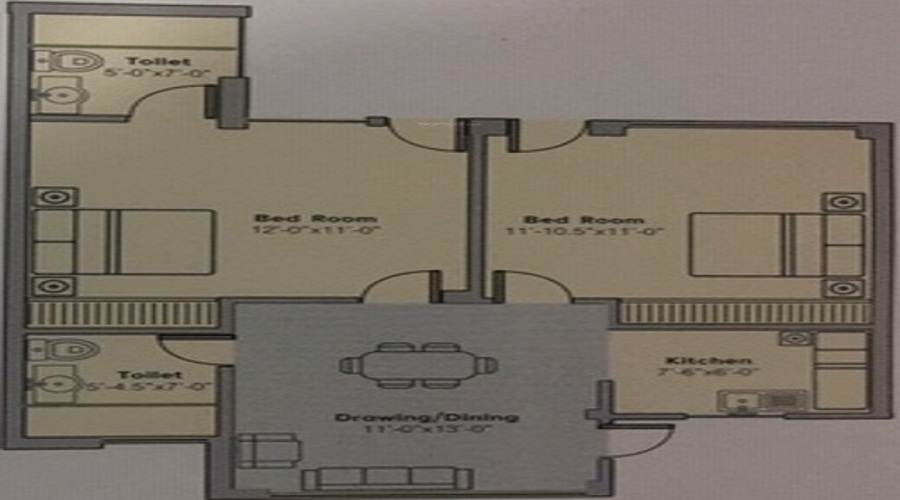 Bajwa Sunny Urban Homes Phase II Floor Plan