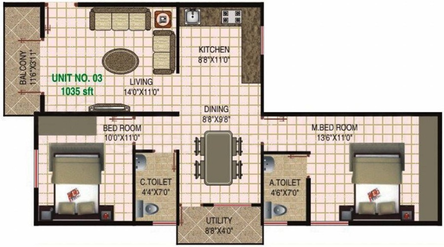 Prakruthi Prakruthi Orchids Floor Plan