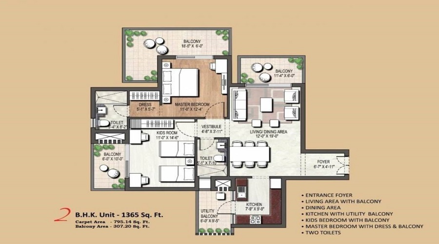 Assotech Blith Floor Plan