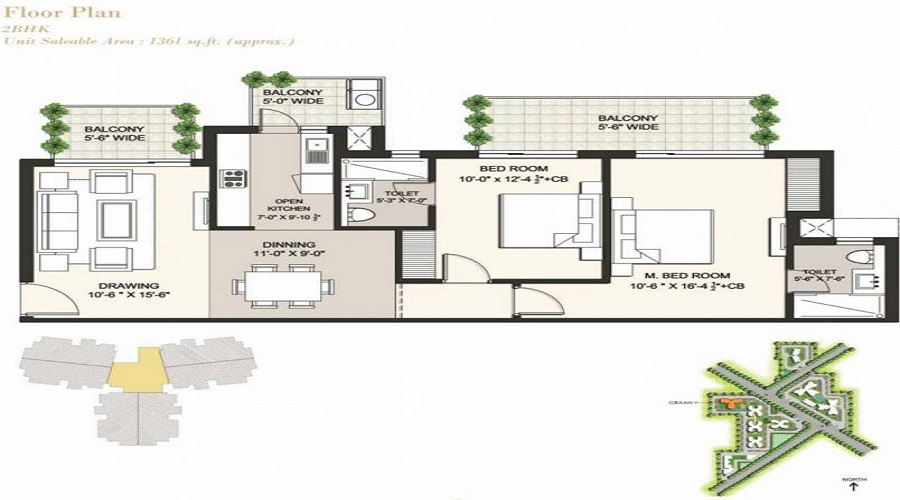 Ansal Highland Park Floor Plan