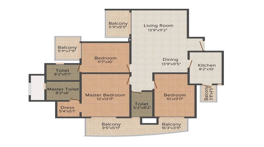 DLF The Primus Floor Plan