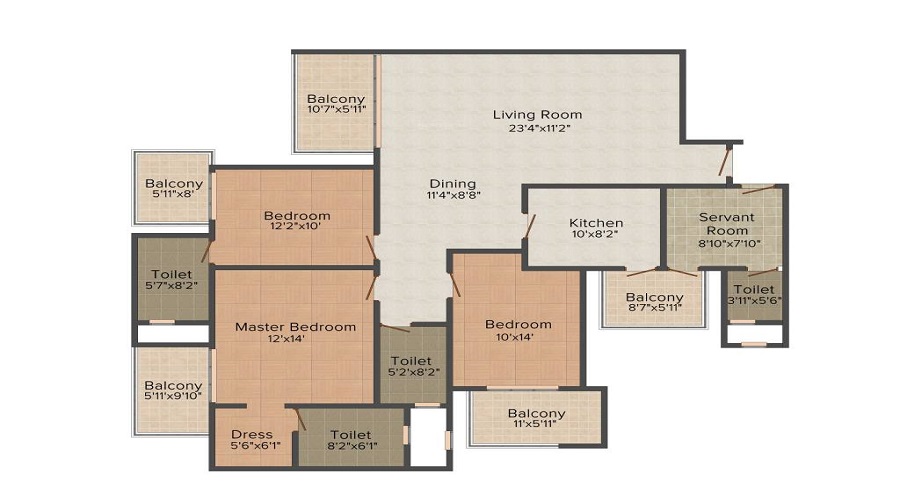 DLF The Primus Floor Plan