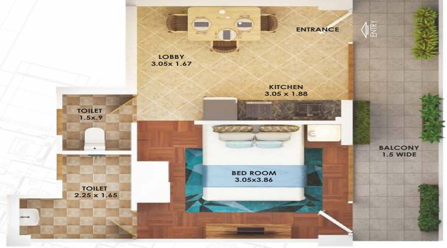 Pyramid Heights Floor Plan