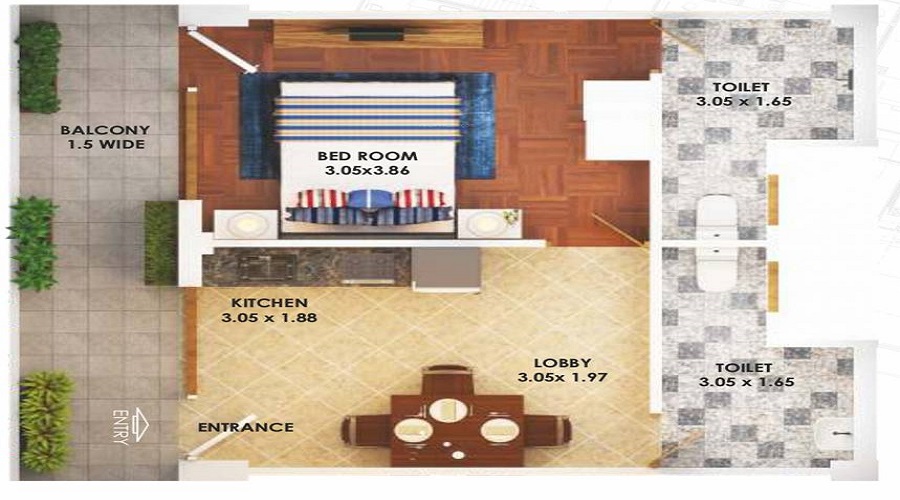 Pyramid Heights Floor Plan